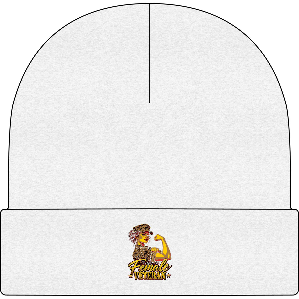 Female Veteran Pride - AS Colour 1107 Cuff Beanie