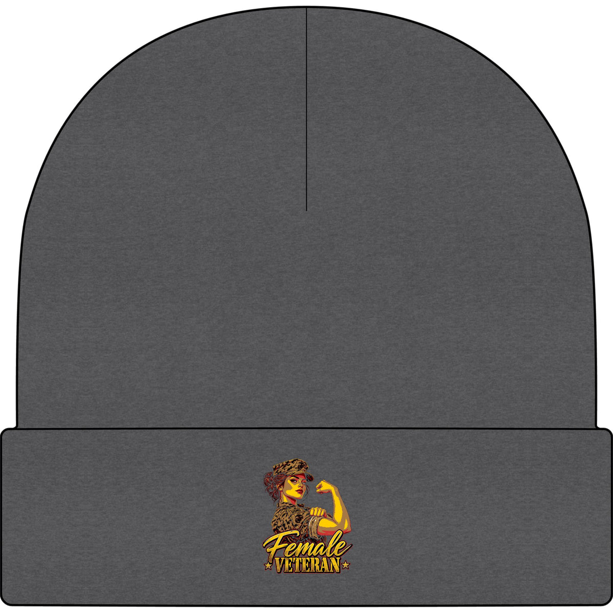Female Veteran Pride - AS Colour 1107 Cuff Beanie
