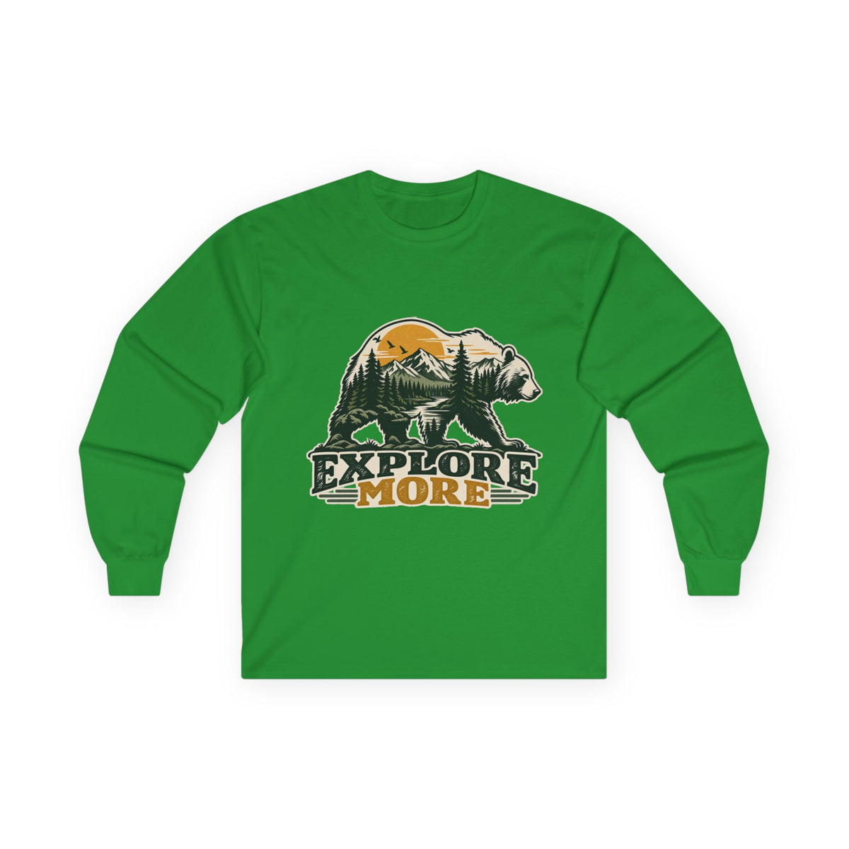 Explore More Bear - Unisex Ultra Cotton Long Sleeve Tee
