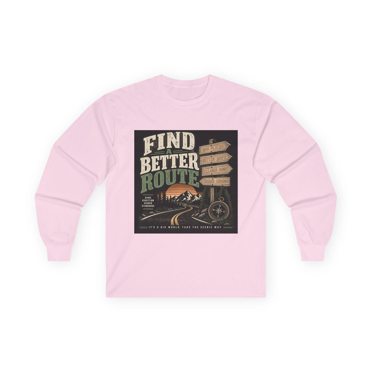 Find A Better Route - Unisex Ultra Cotton Long Sleeve Tee