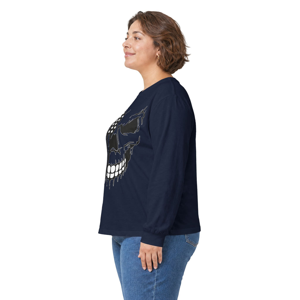 Stars, Stripes & Skulls - Unisex Ultra Cotton Long Sleeve Tee