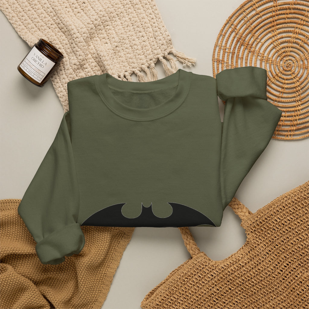 Midnight Bat Emblem - Crewneck Sweatshirt