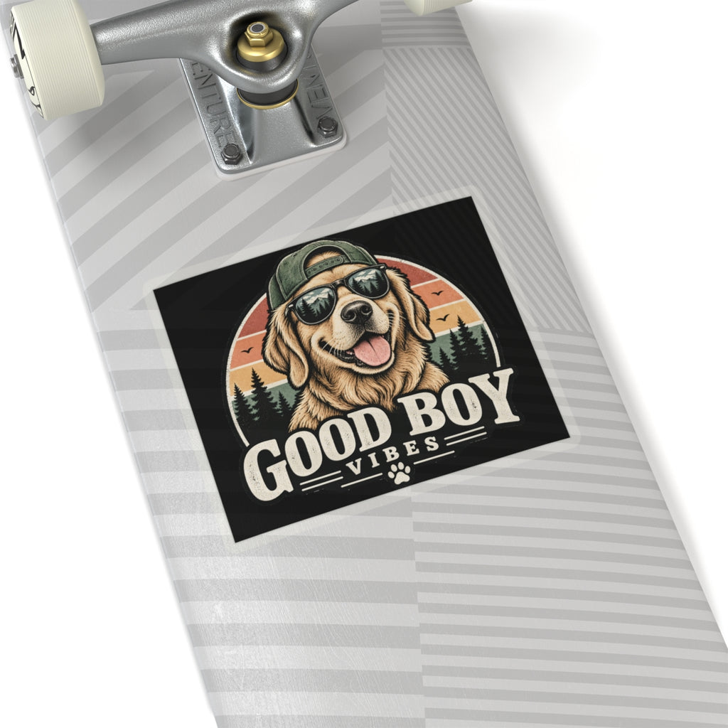 Good Boy Vibes - Kiss-Cut Sticker