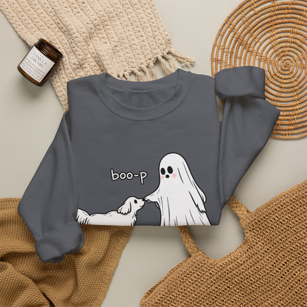 Boo-p Ghost and Dog - Crewneck Sweatshirt