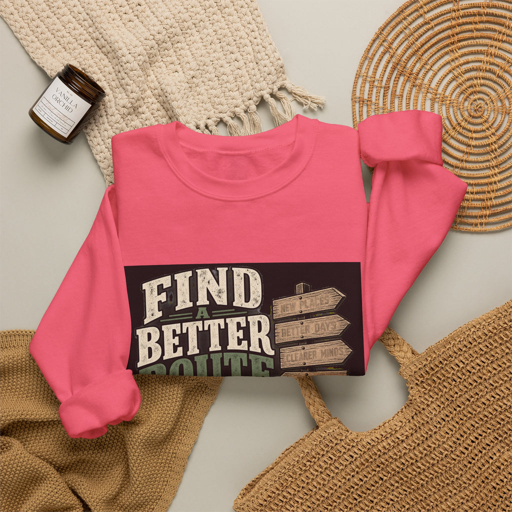 Find A Better Route - Crewneck Sweatshirt
