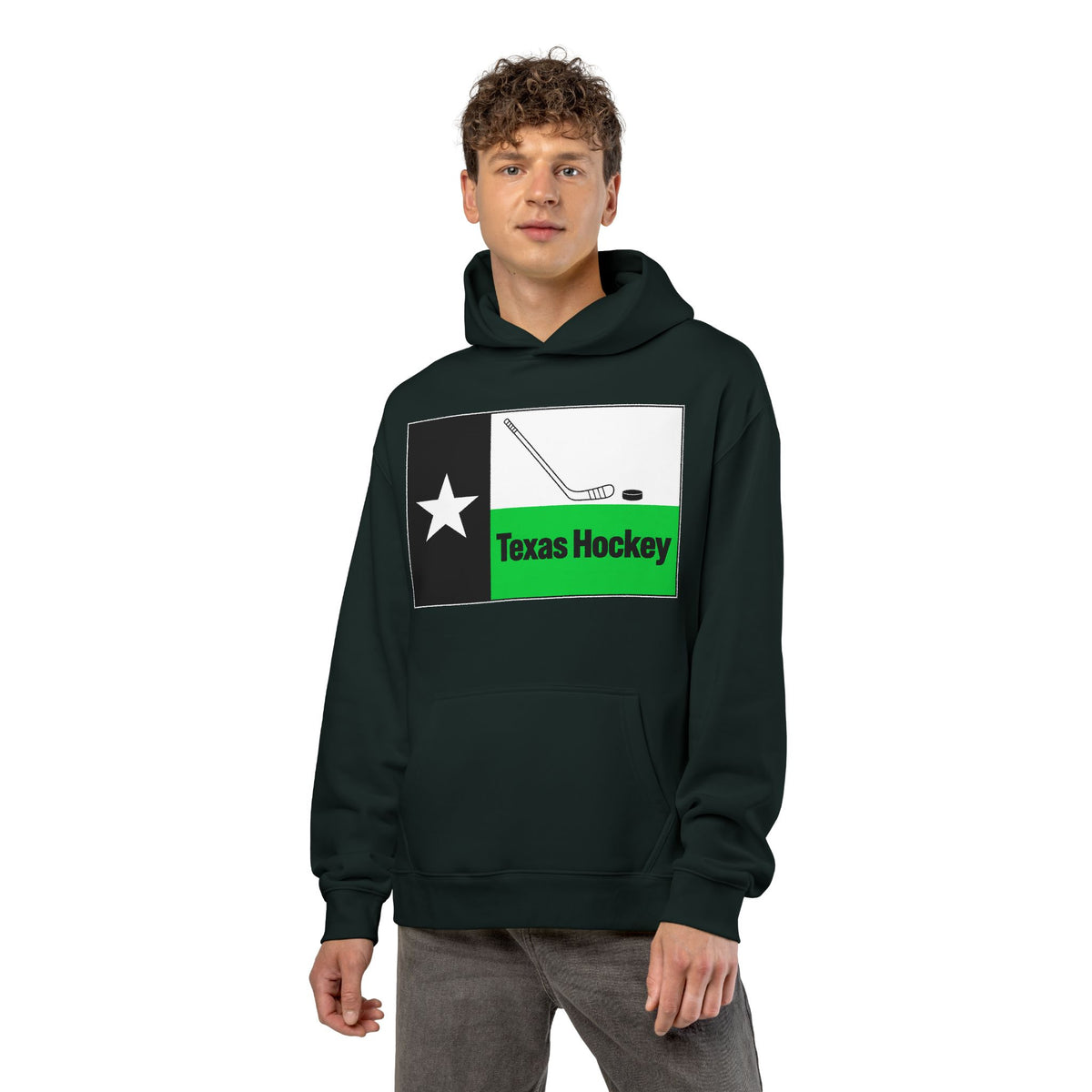 Texas Hockey Flag - Hoodie