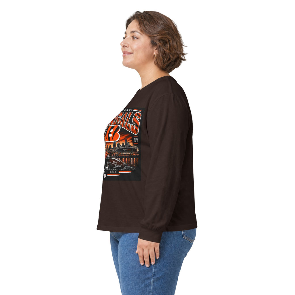 Cincinnati Bengals Jungle Reign - Unisex Ultra Cotton Long Sleeve Tee