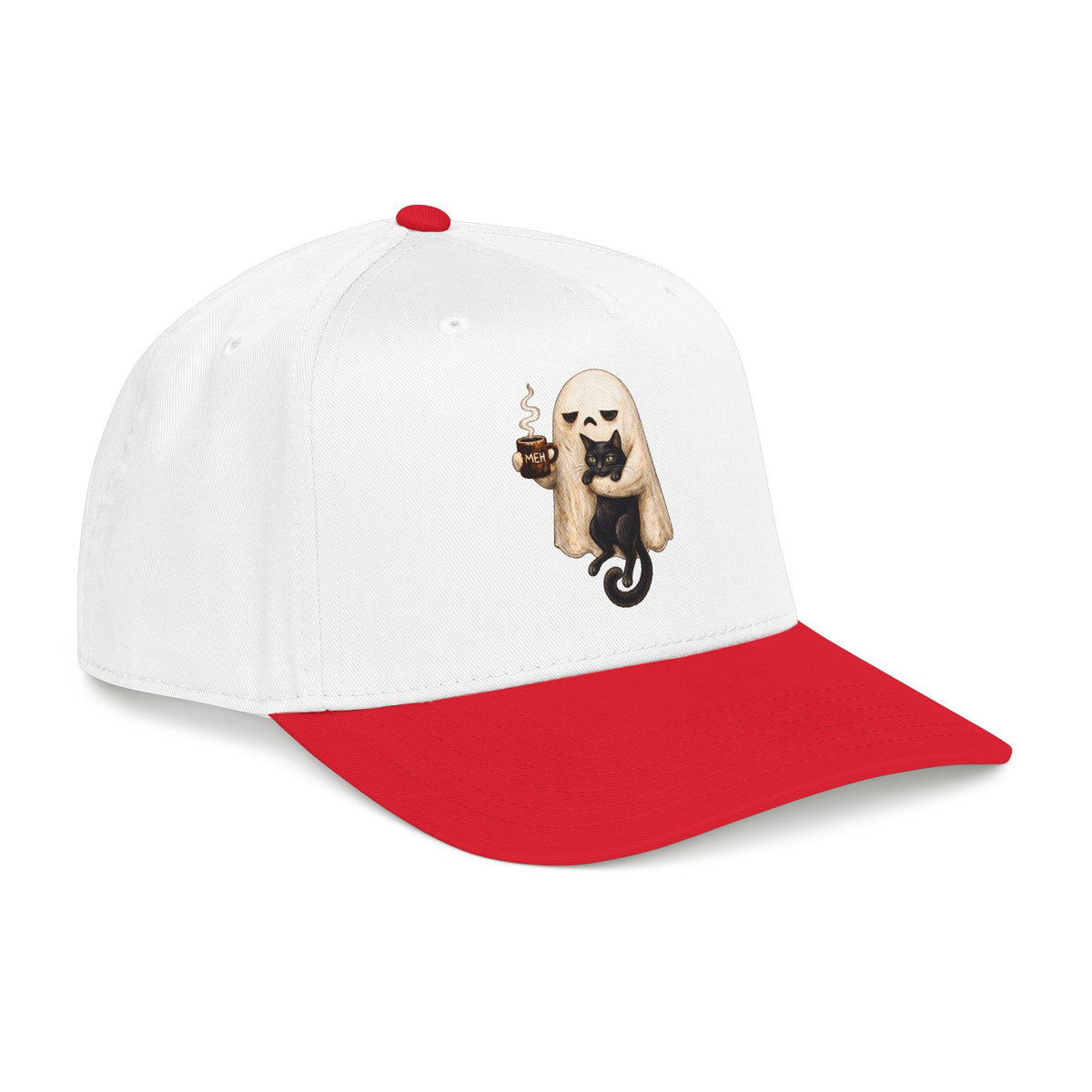 Meh Ghost and Black Cat - OTTO Baseball Hat