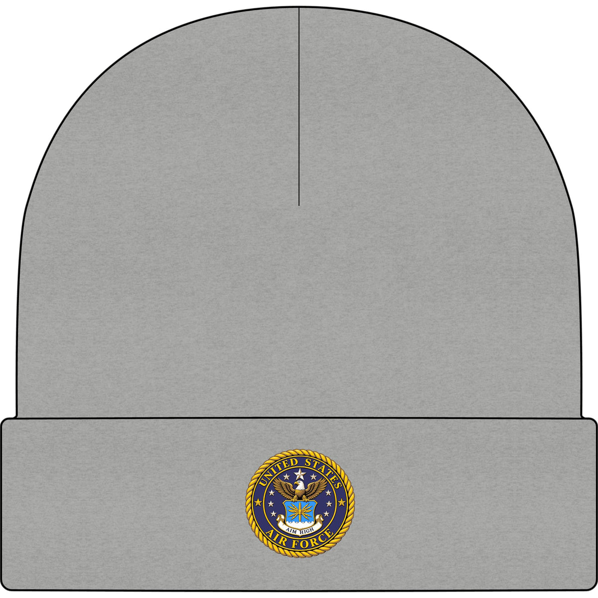 U.S. Air Force Emblem - AS Colour 1107 Cuff Beanie