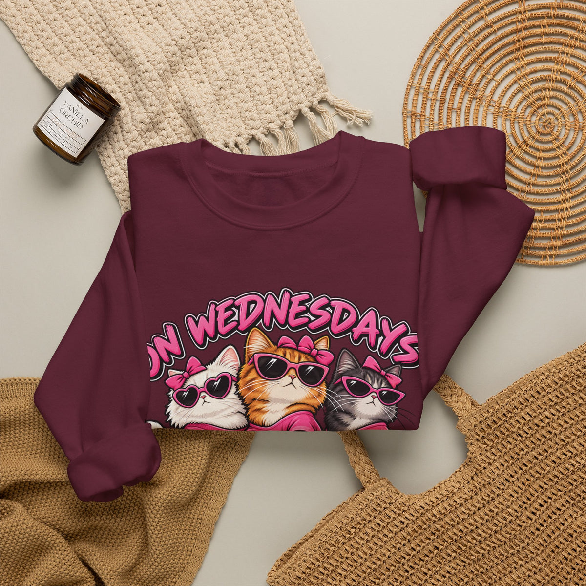 On Wednesdays We Wear Pink - Crewneck Sweatshirt