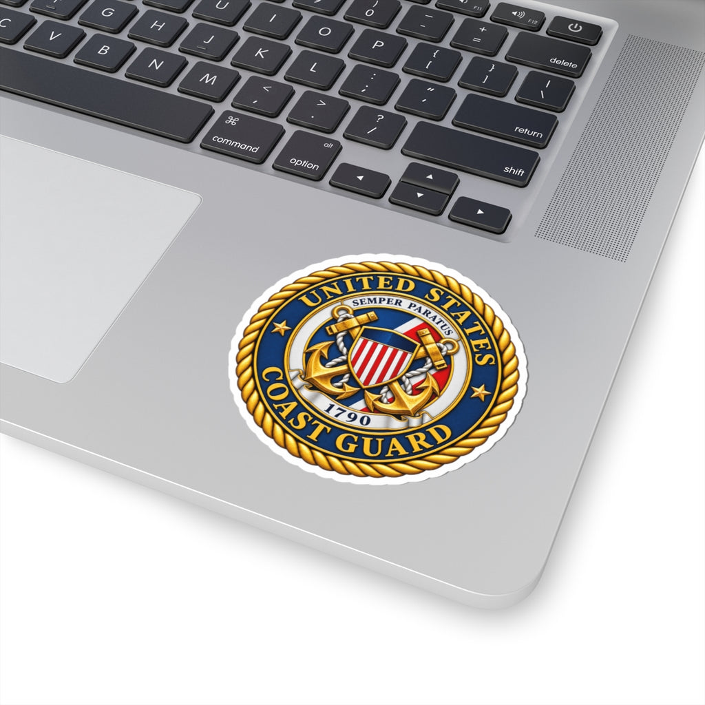 U.S. Coast Guard Emblem - Kiss-Cut Sticker