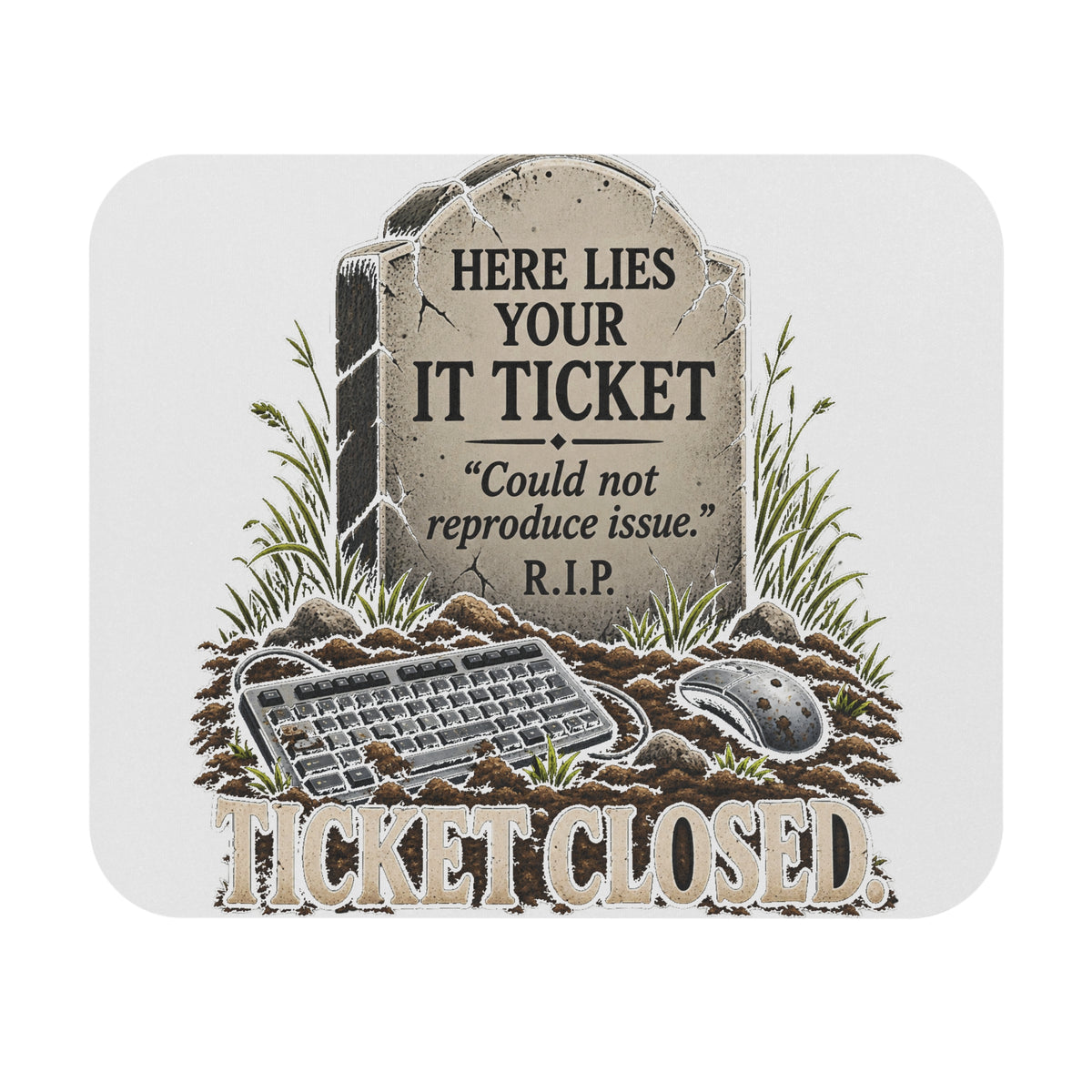 Ticket Closed - Mouse Pad