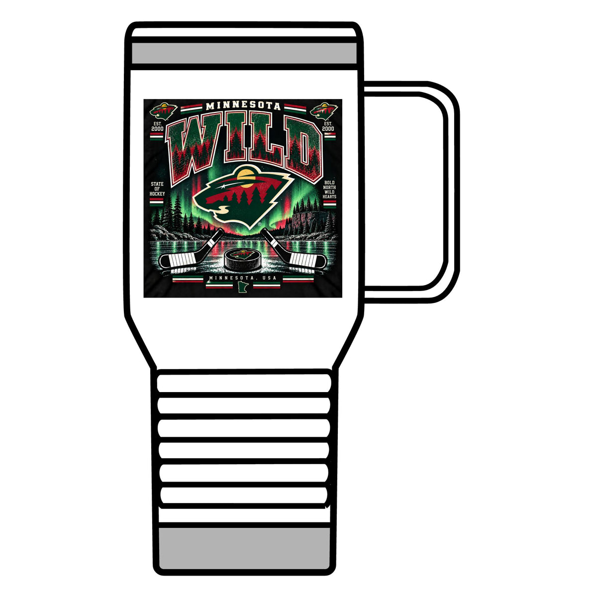 Wild North Hockey Tee - 20oz Insulated Mug