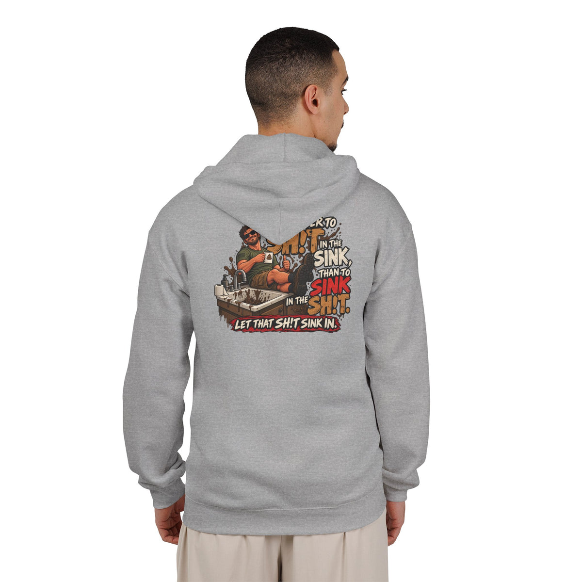 Let That Shit Sink In - Full-Zip Hooded Sweatshirt