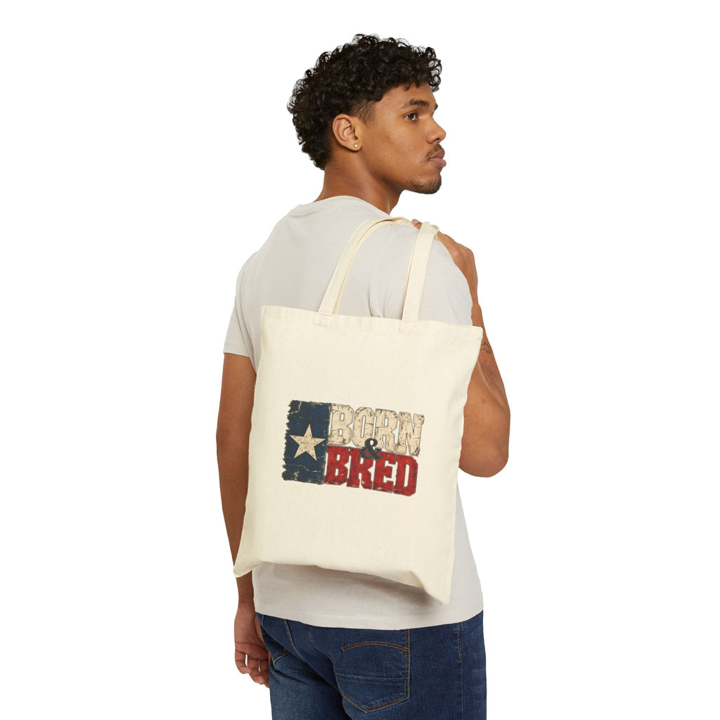Texas Born and Bred - Canvas Tote