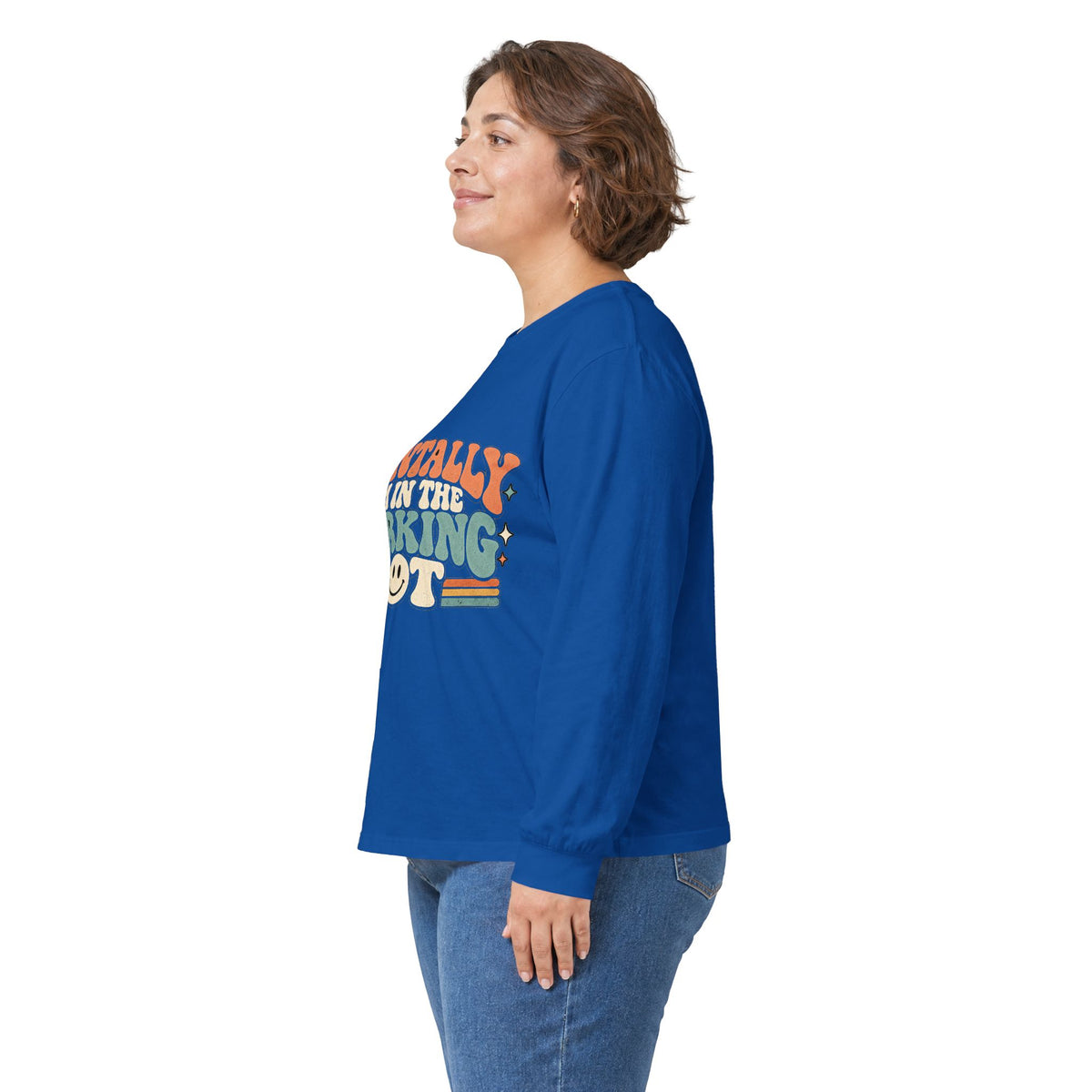Secretly Plotting Dark Parking - Unisex Ultra Cotton Long Sleeve Tee
