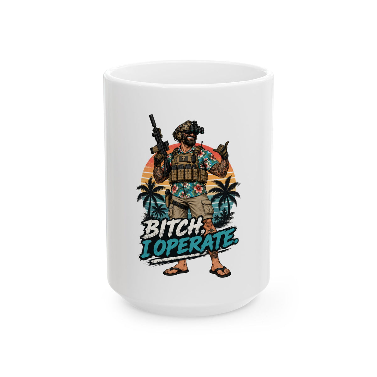 Beach Operator - Ceramic Mug 11oz and 15oz