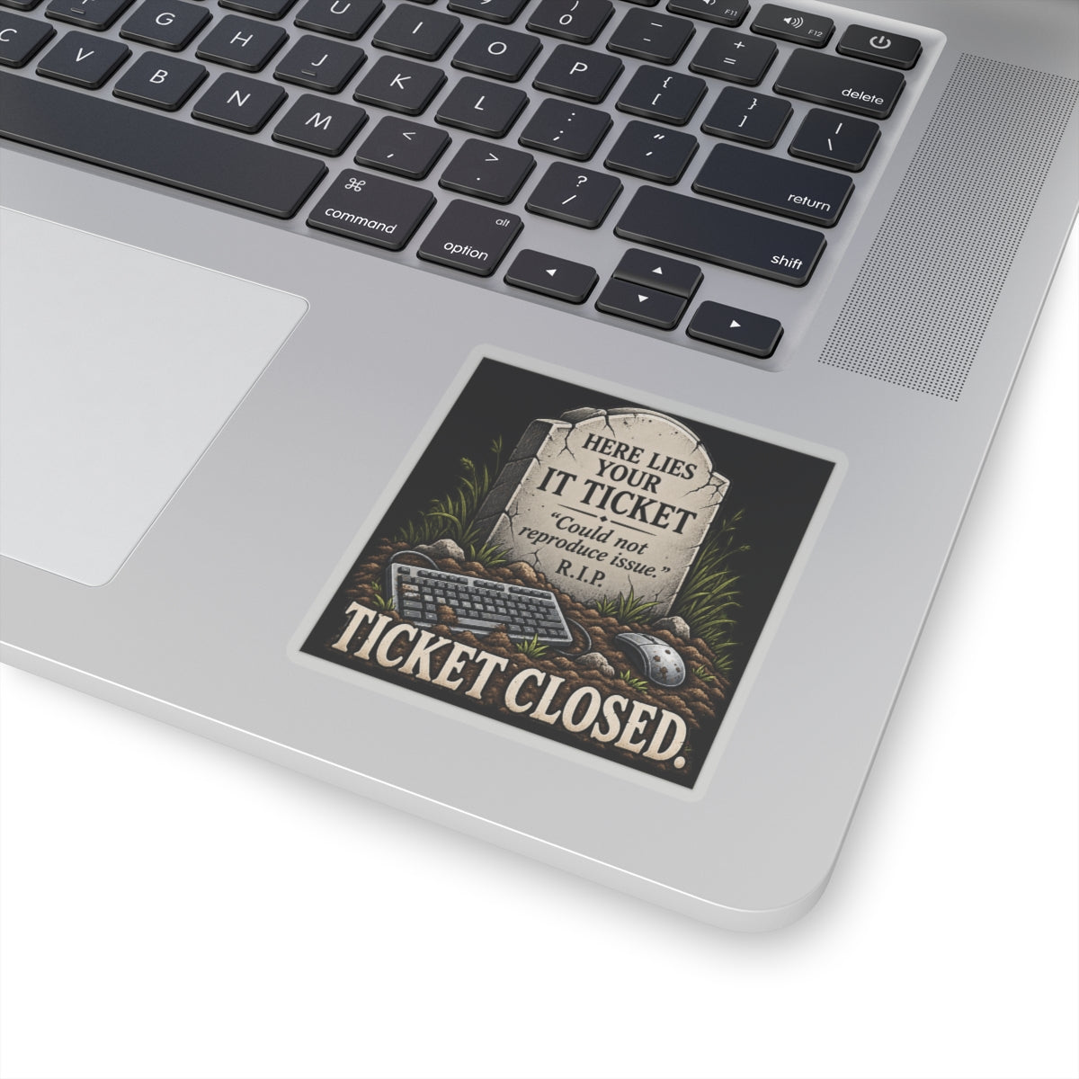 Ticket Closed - Kiss-Cut Sticker