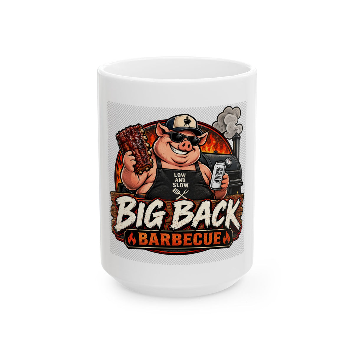 Big Back Barbecue - Ceramic Mug 11oz and 15oz