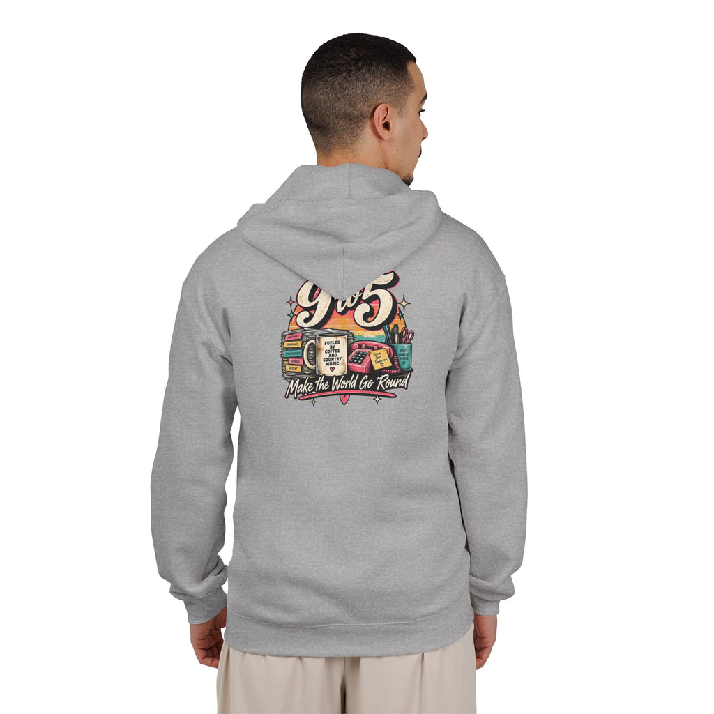 9to5 Make the World Go Round - Full-Zip Hooded Sweatshirt