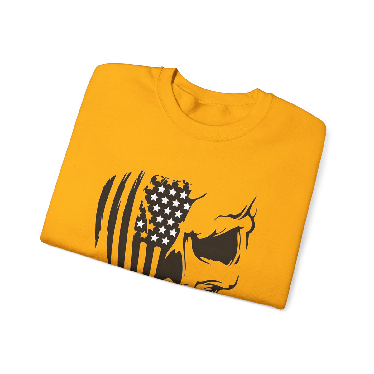 Stars, Stripes & Skulls - Crewneck Sweatshirt