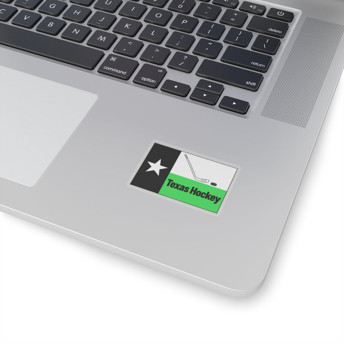 Texas Hockey Flag - Kiss-Cut Sticker