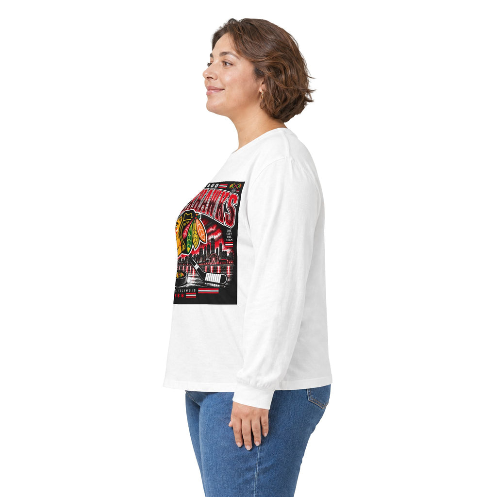Chicago Blackhawks Heritage - Unisex Ultra Cotton Long Sleeve Tee