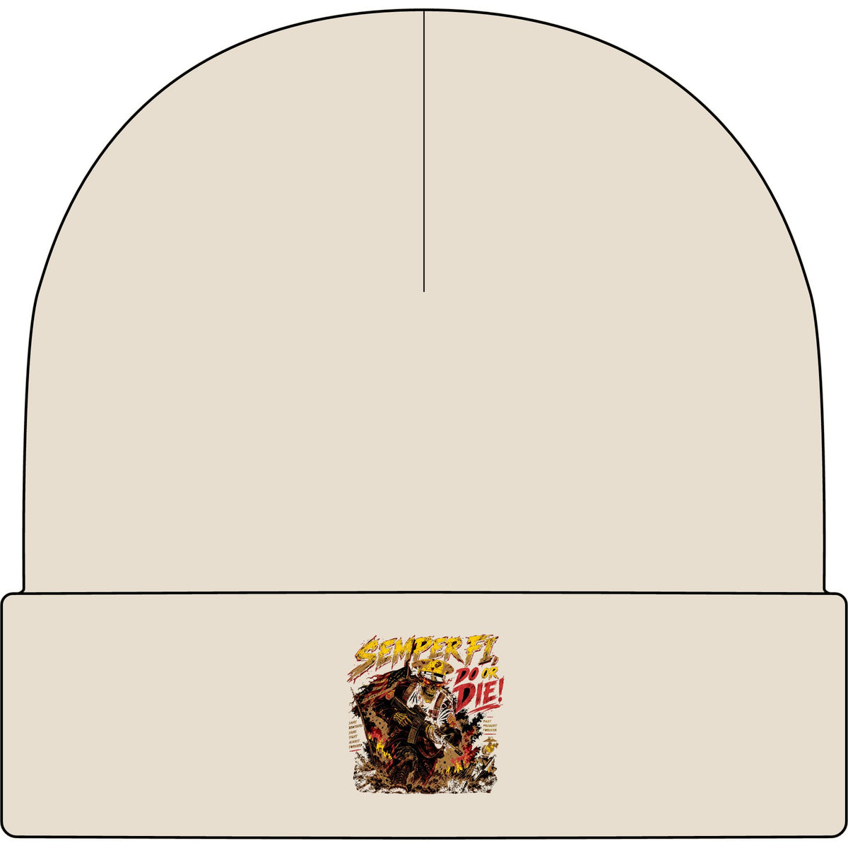 Semper Fi Do or Die - AS Colour 1107 Cuff Beanie