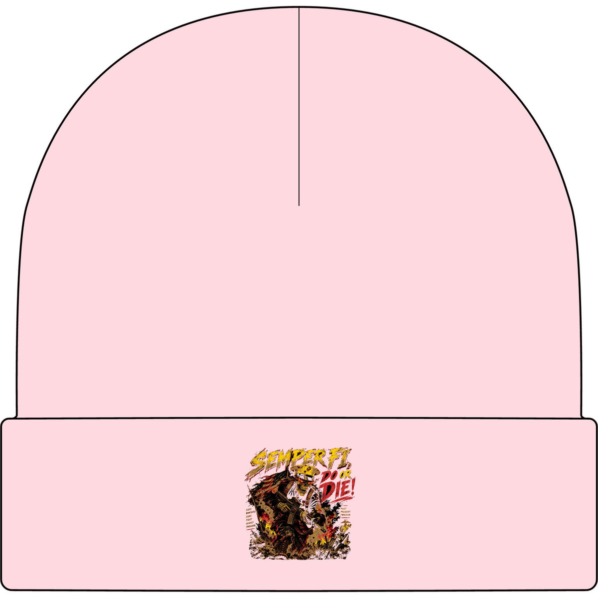 Semper Fi Do or Die - AS Colour 1107 Cuff Beanie