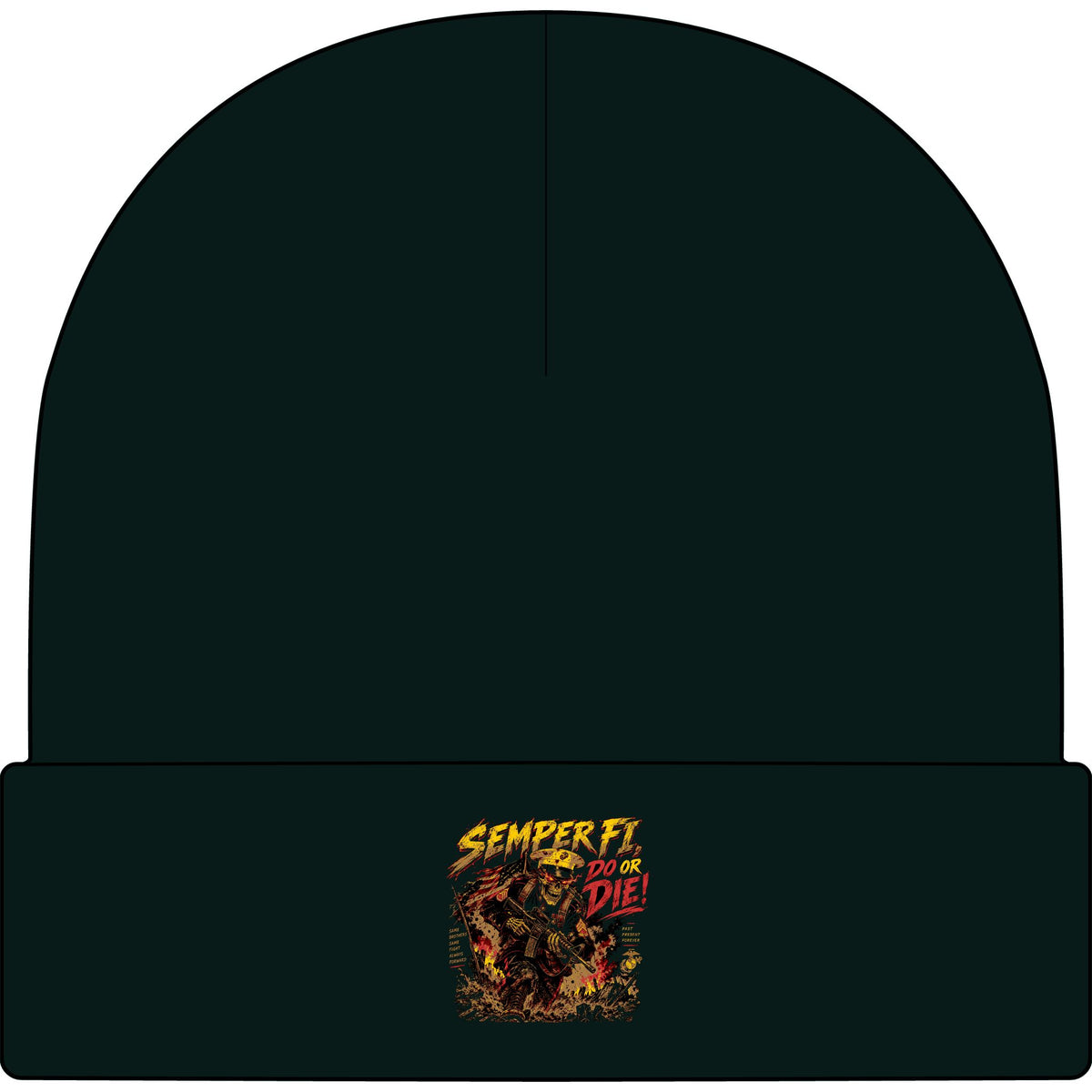 Semper Fi Do or Die - AS Colour 1107 Cuff Beanie