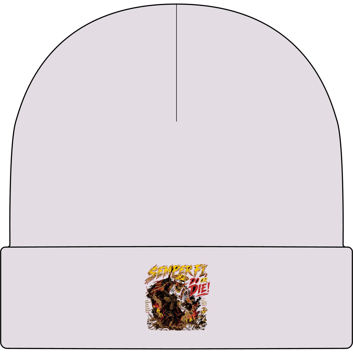 Semper Fi Do or Die - AS Colour 1107 Cuff Beanie
