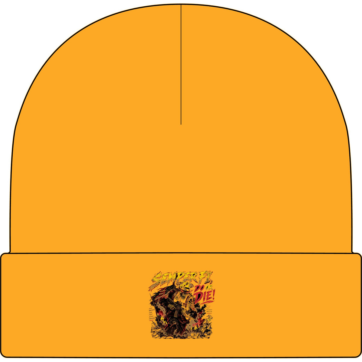 Semper Fi Do or Die - AS Colour 1107 Cuff Beanie