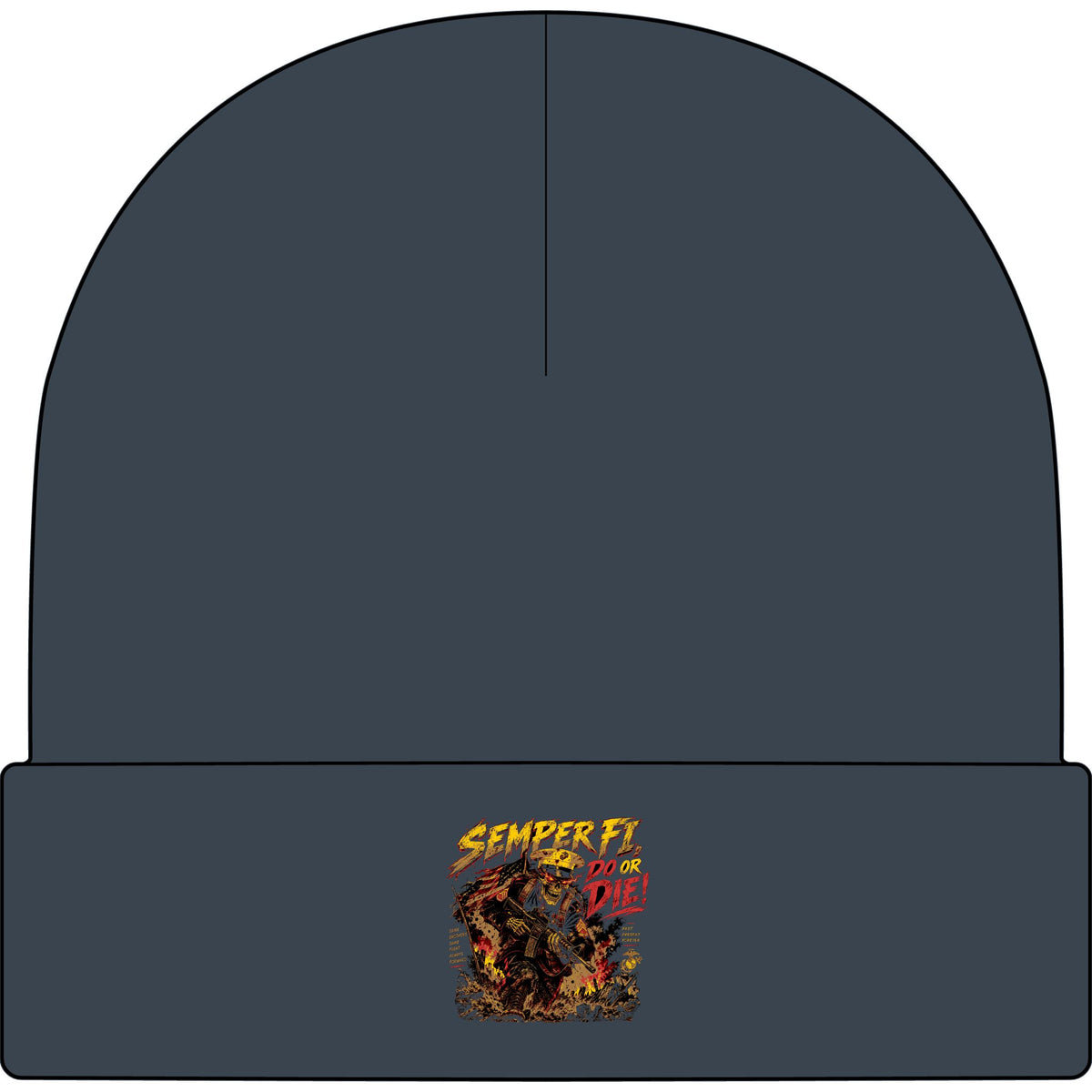 Semper Fi Do or Die - AS Colour 1107 Cuff Beanie