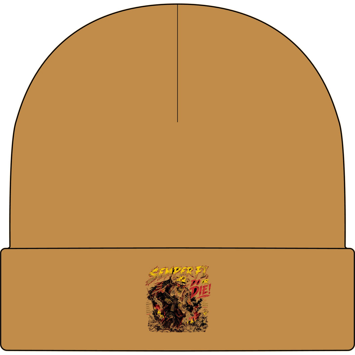 Semper Fi Do or Die - AS Colour 1107 Cuff Beanie