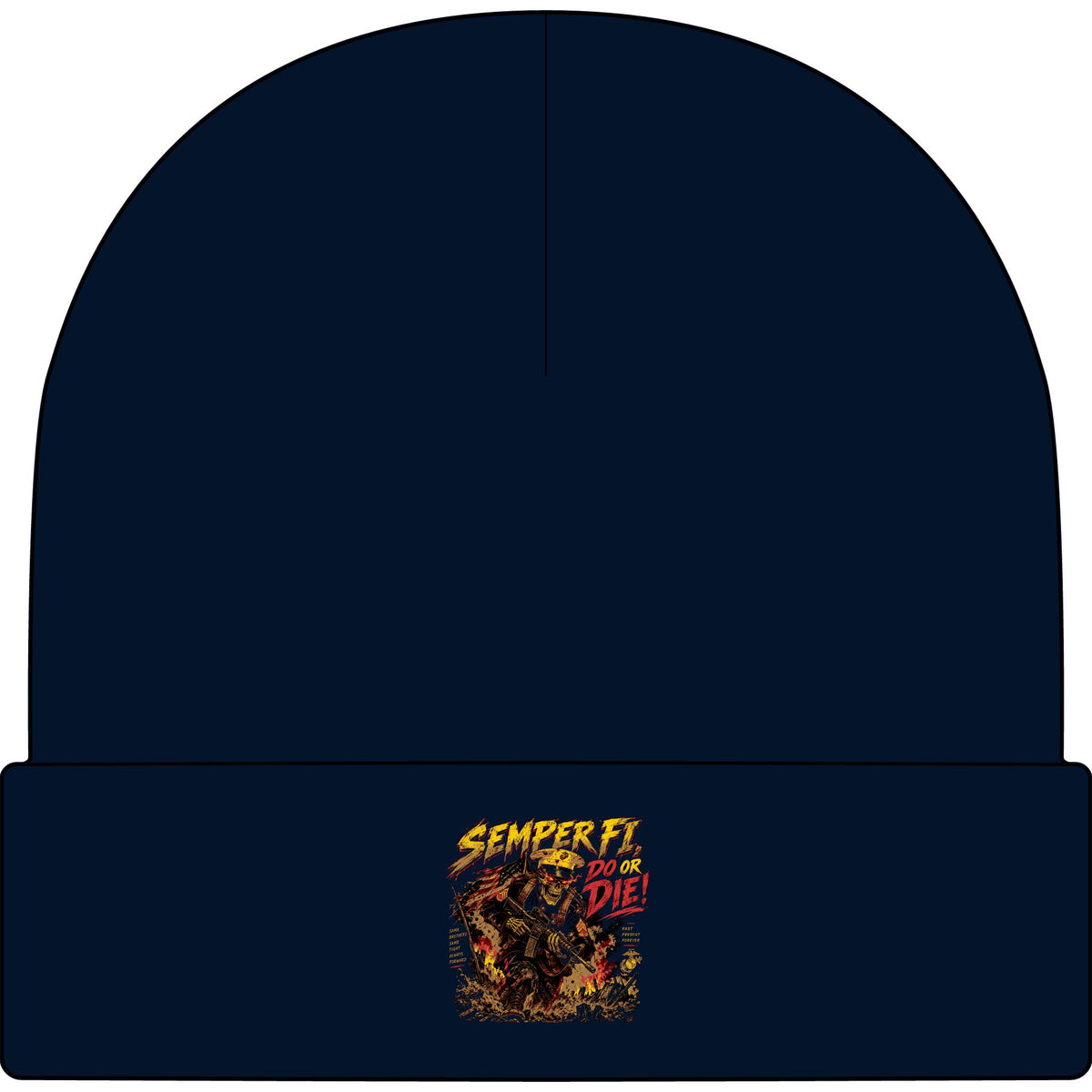 Semper Fi Do or Die - AS Colour 1107 Cuff Beanie