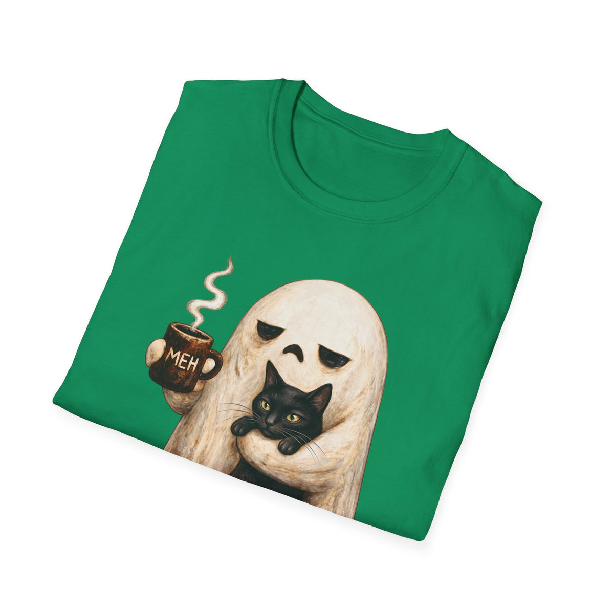 Meh Ghost and Black Cat - Classic Tee
