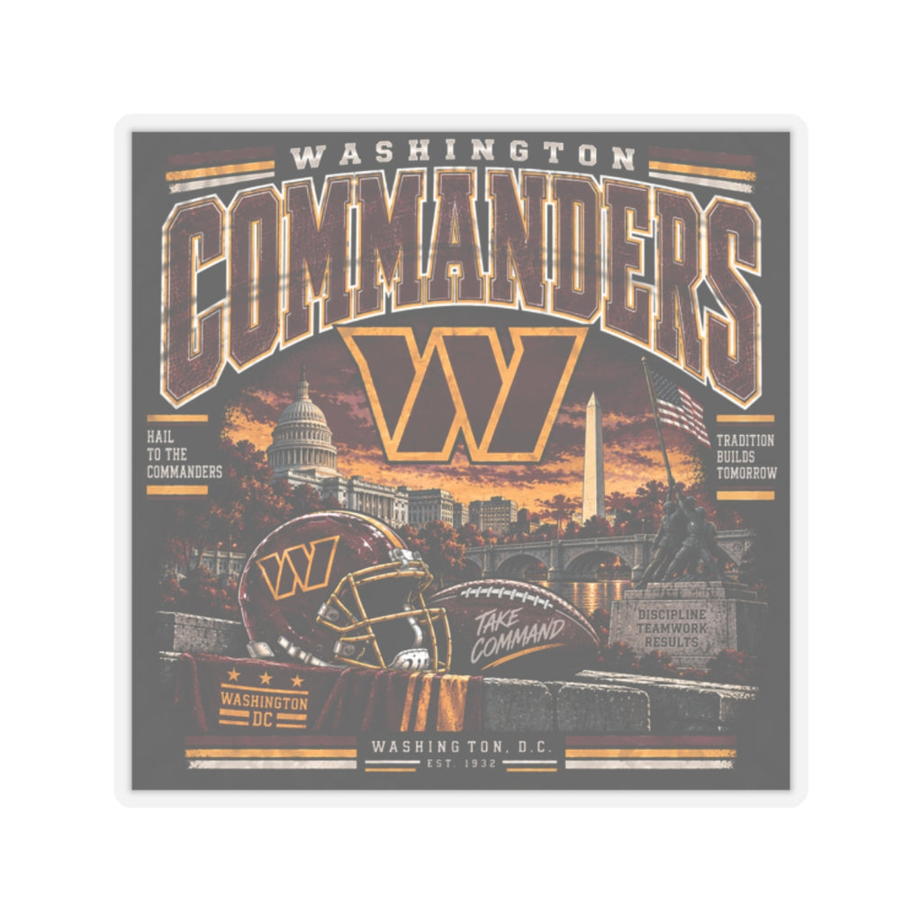 Washington Commanders - Kiss-Cut Sticker