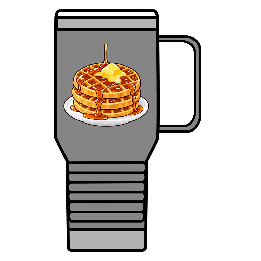 Cartoon Waffles - 20oz Insulated Mug