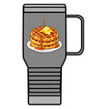 Cartoon Waffles - 20oz Insulated Mug
