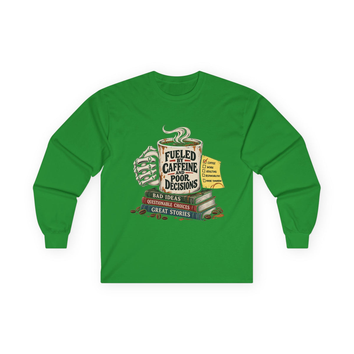 Fueled by Caffeine - Unisex Ultra Cotton Long Sleeve Tee