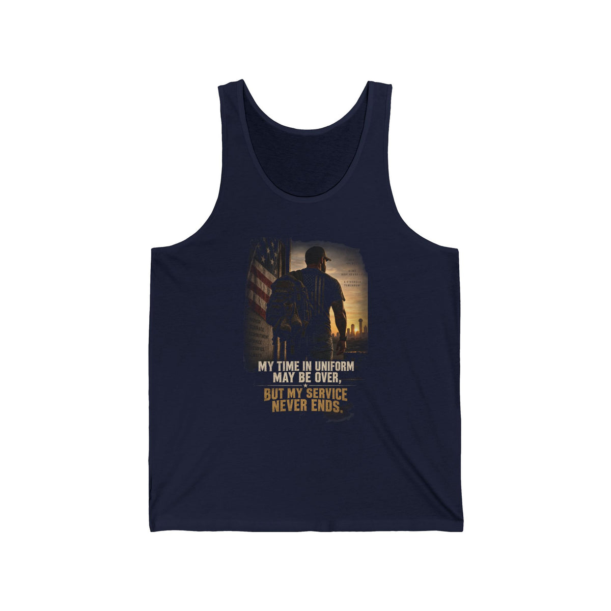 Service Never Ends - Athletic Tank