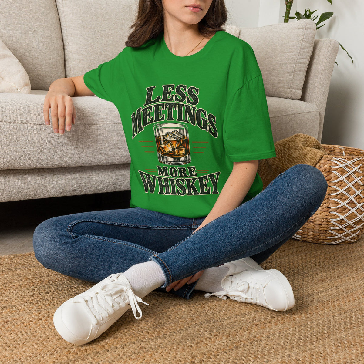 Less Meetings More Whiskey - Classic Tee