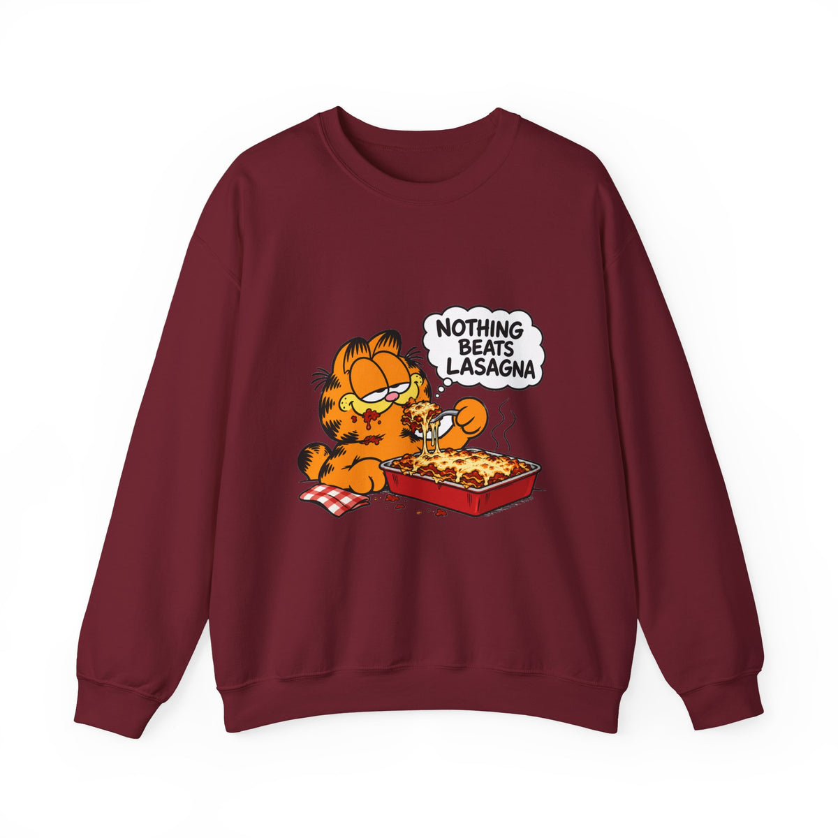 Nothing Beats Lasagna - Crewneck Sweatshirt