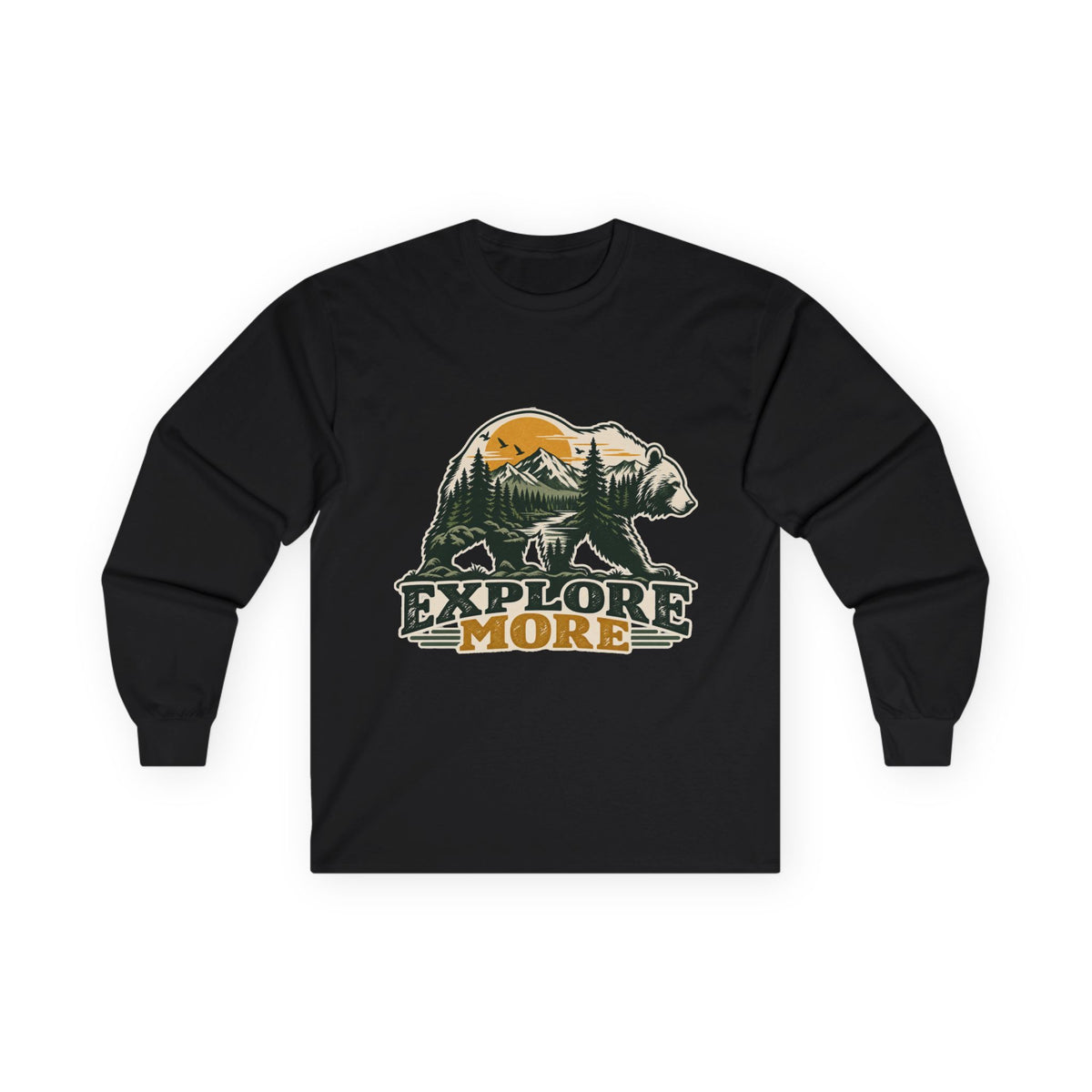 Explore More Bear - Unisex Ultra Cotton Long Sleeve Tee