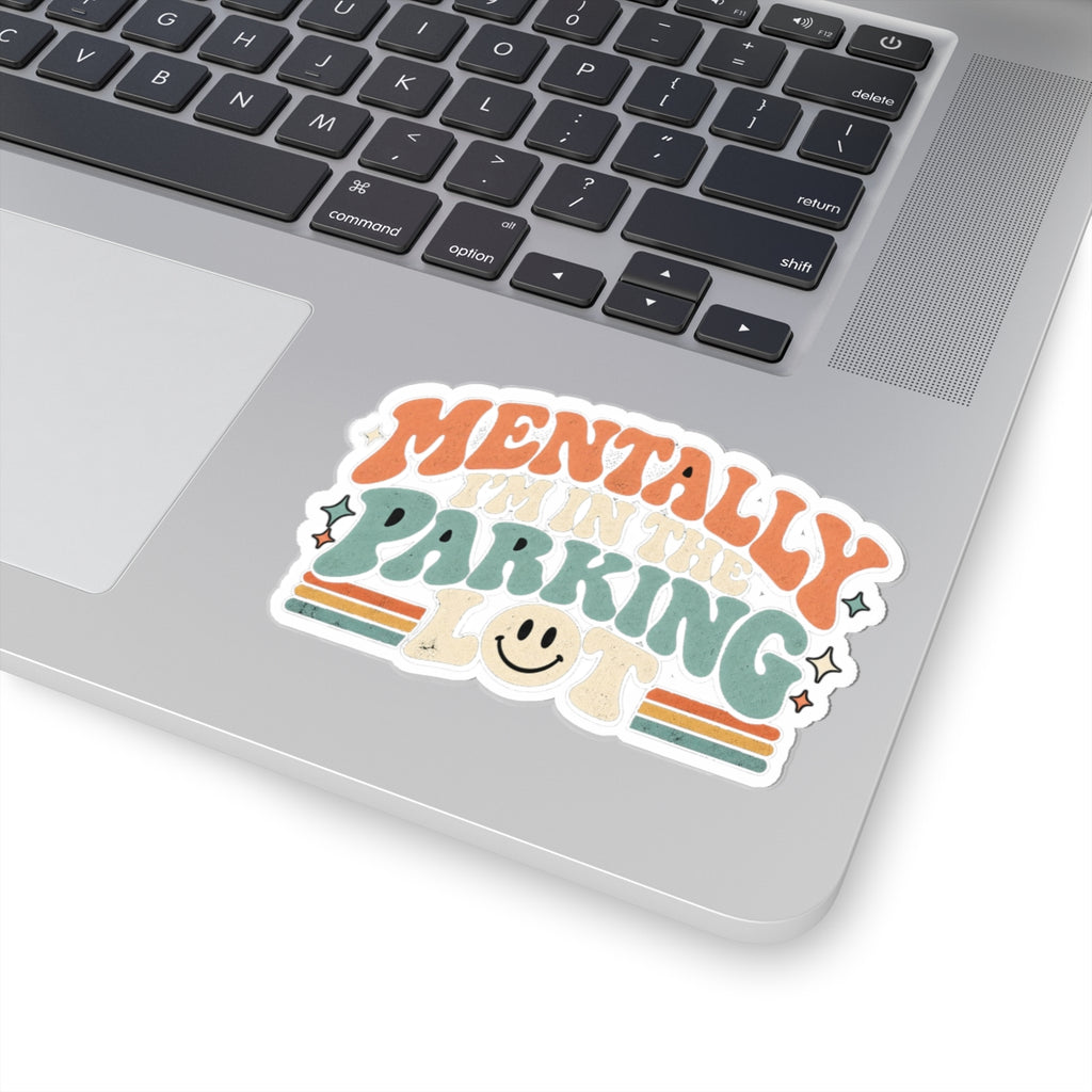 Secretly Plotting Dark Parking - Kiss-Cut Sticker