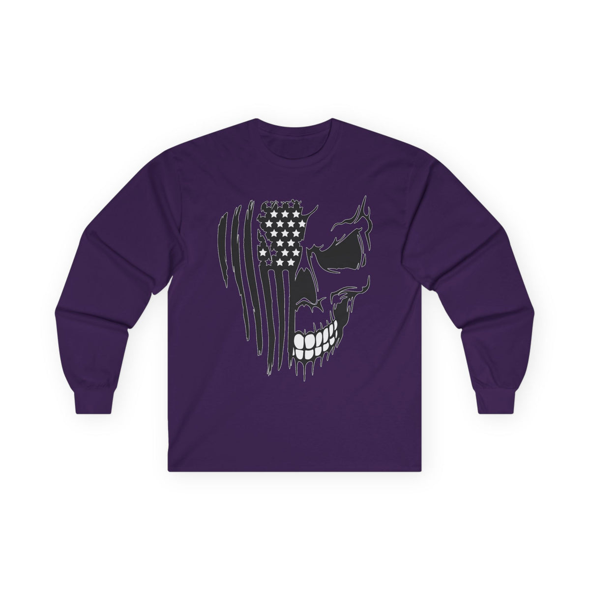 Stars, Stripes & Skulls - Unisex Ultra Cotton Long Sleeve Tee