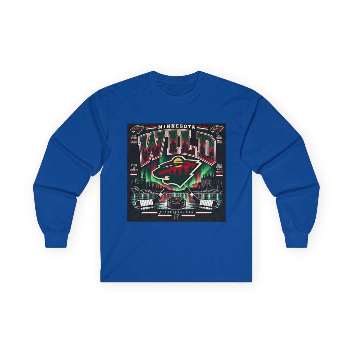Wild North Hockey Tee - Unisex Ultra Cotton Long Sleeve Tee