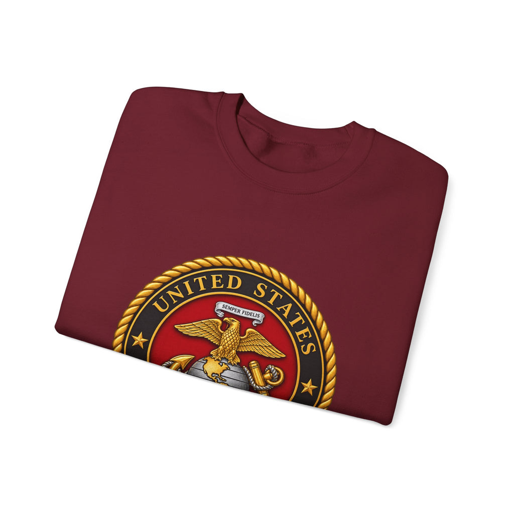 U.S. Marine Corps Emblem - Crewneck Sweatshirt