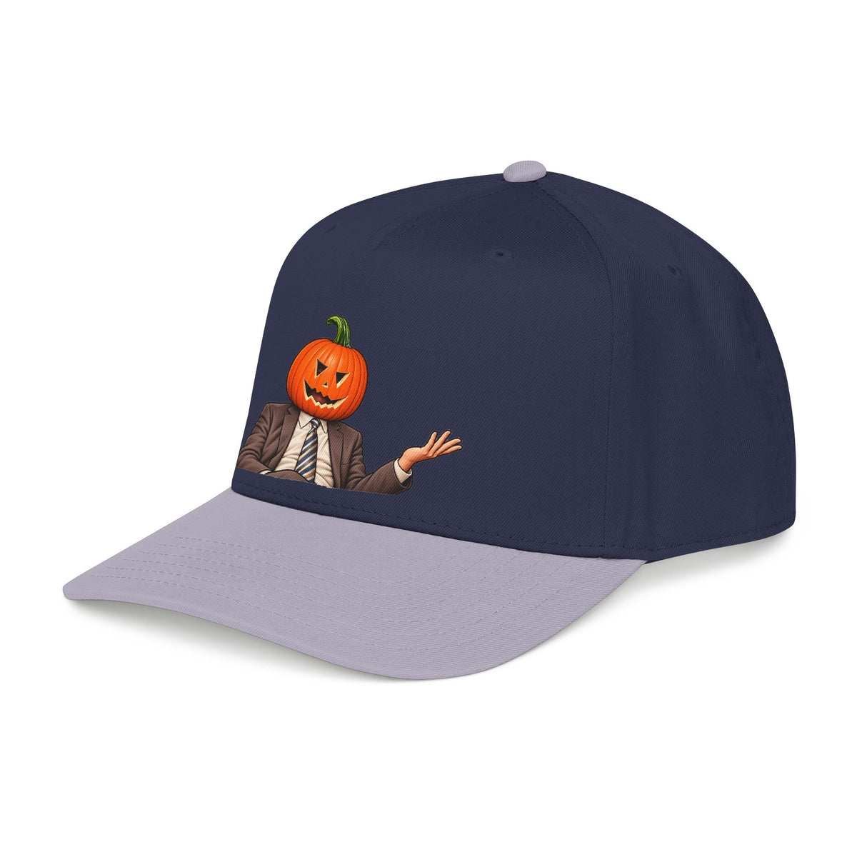 Pumpkin Head Office Cartoon - OTTO Baseball Hat