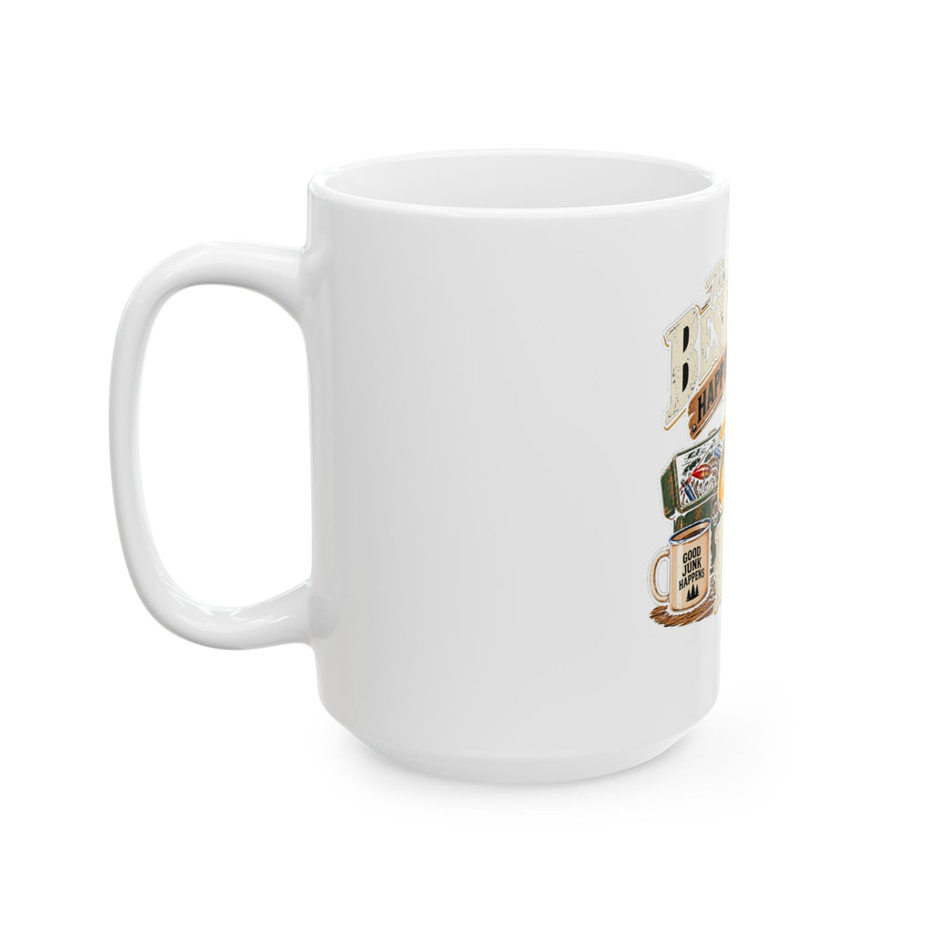 Best Things Happen in a Man's Hand - Ceramic Mug 11oz and 15oz